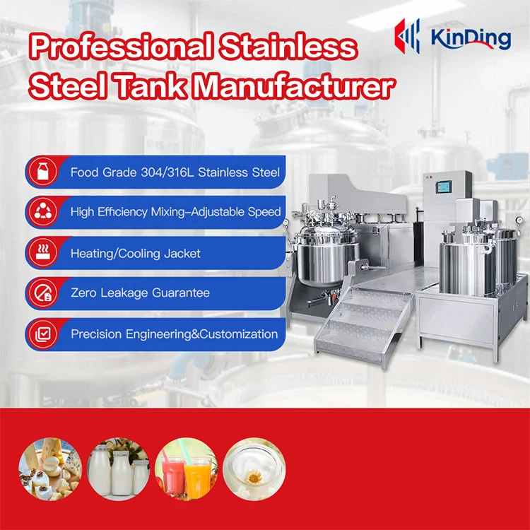Hydraulic Lifting Mixing Emulsifying Tank Hydraulic Lifting Mixing Emulsifying Tank