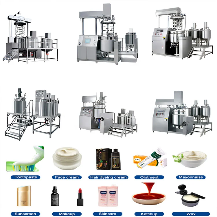 Hydraulic Lifting Mixing Emulsifying Tank