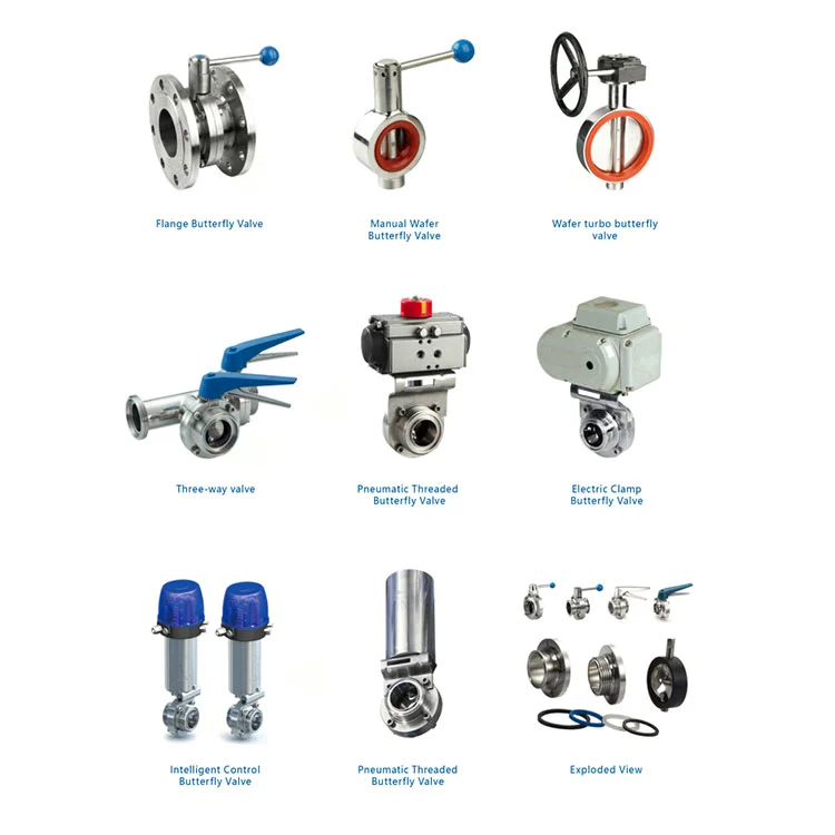 Санитарный дроссельный клапан